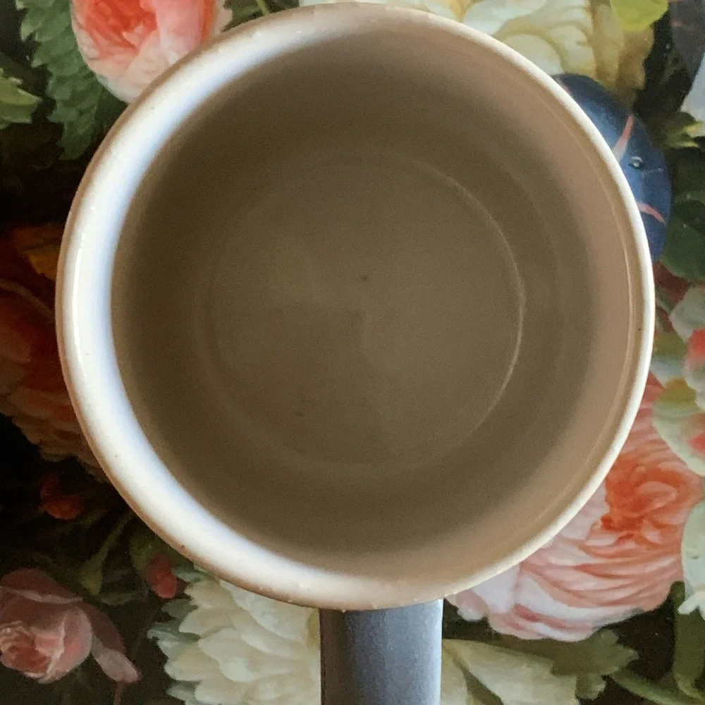 Set of Three Gray Ceramic Mugs
